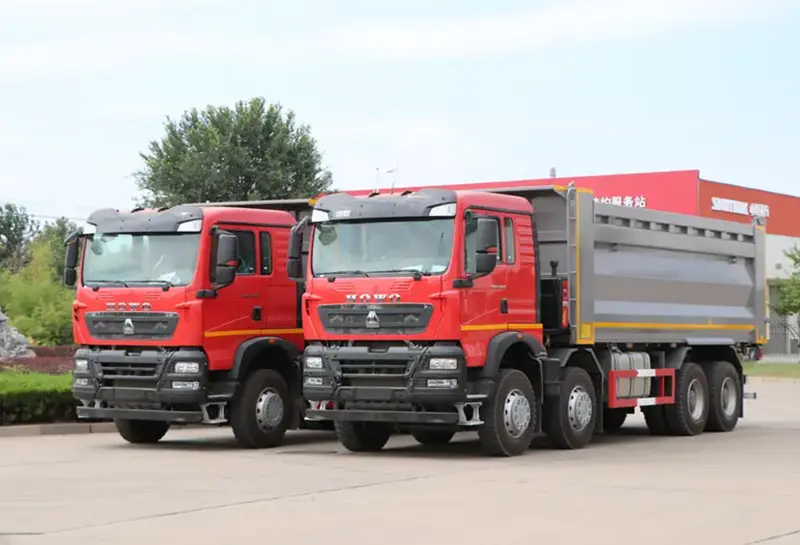 Second hand howo dump truck