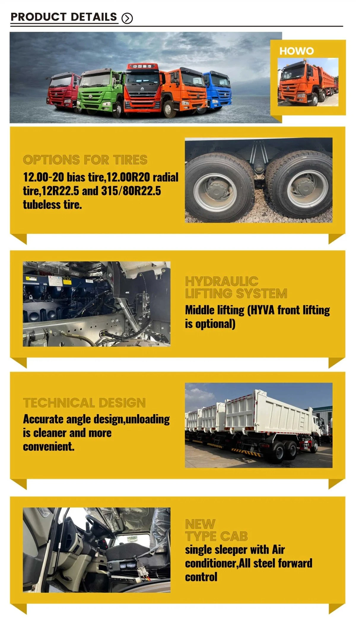 China HOWO A7 6x4 Dump Truck Manufacturers Suppliers Factory