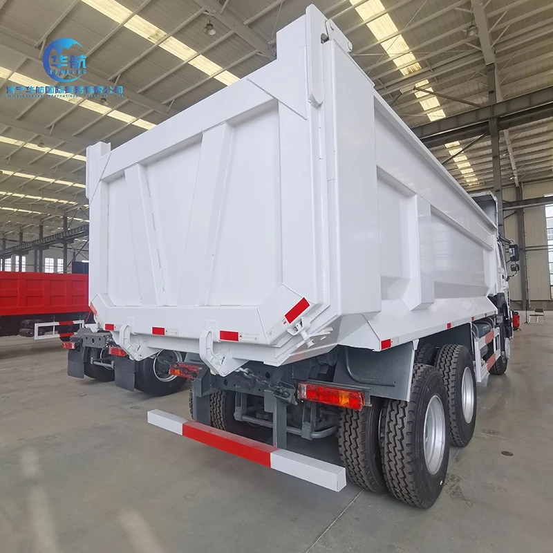 China Sinotruk Howo 6X4 White Dump Truck Manufacturers Suppliers Factory