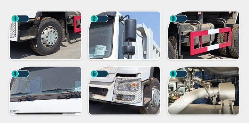 China Sinotruk Howo 6X4 White Dump Truck Manufacturers Suppliers Factory