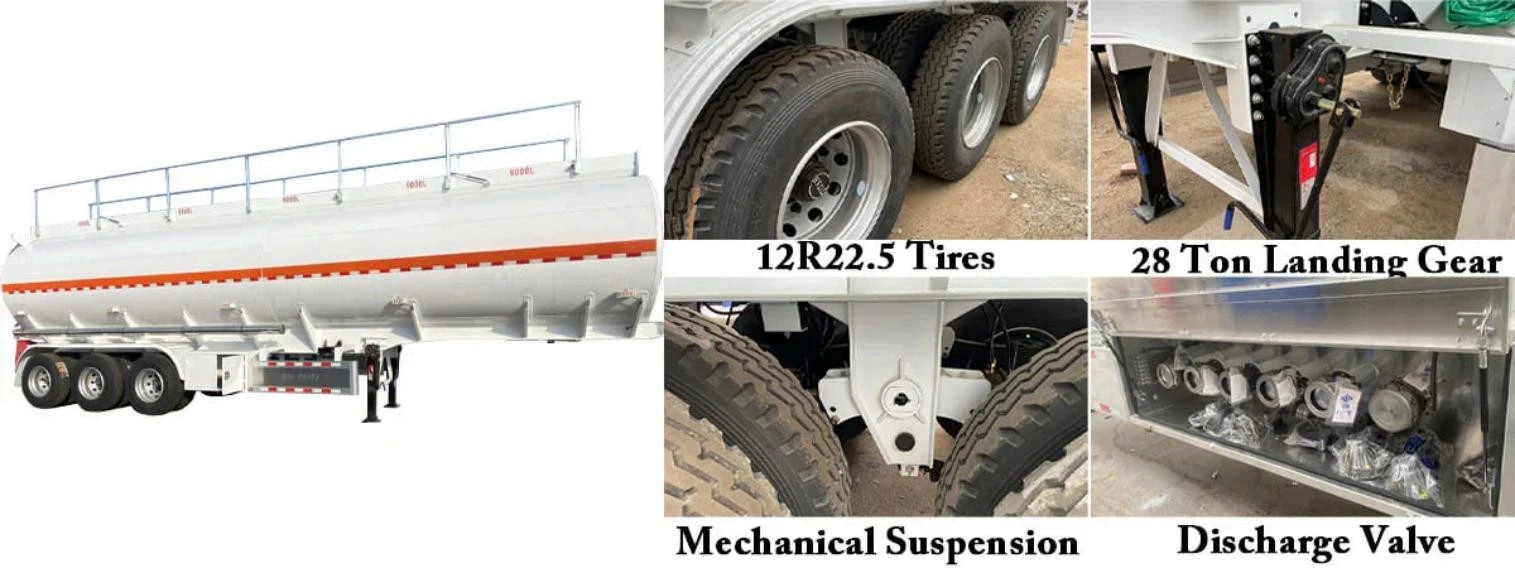 China 30000L Fuel Tanker Trailer Manufacturers Suppliers Factory