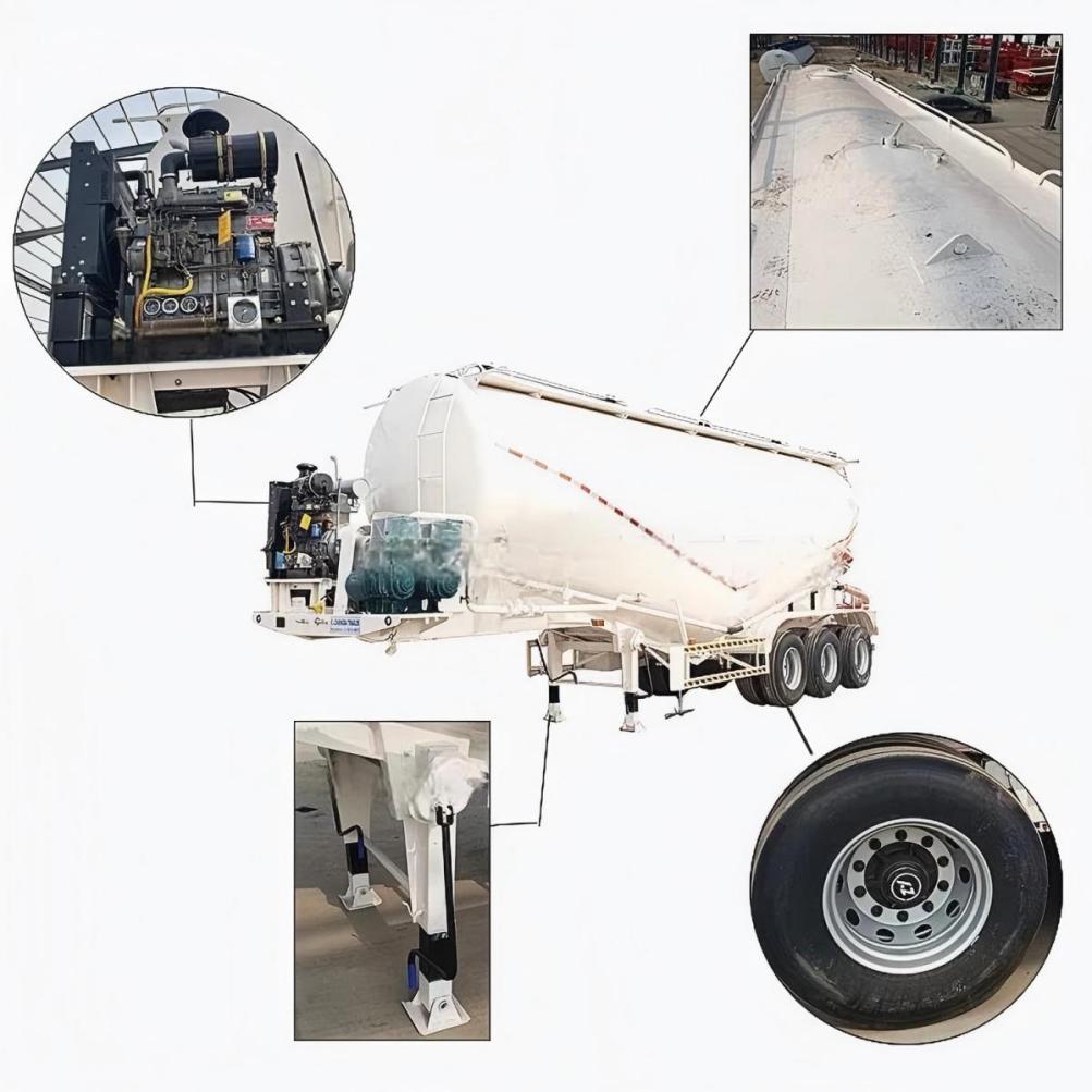 China Customized 40cmb Cement Tank Trailer Manufacturers Suppliers Factory