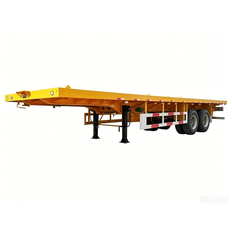 China Customized 40 Foot 2 Axle Flatbed Trailer Manufacturers Suppliers Factory
