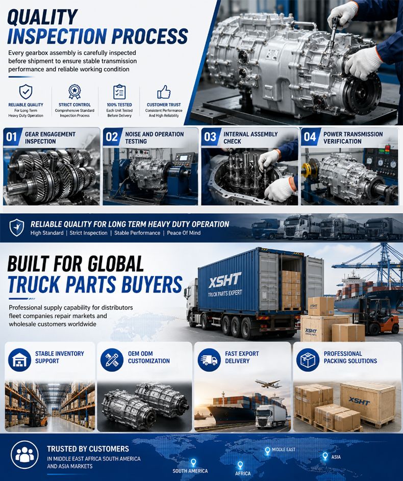 China Heavy Duty Truck Transmission HOWO Gearbox Manufacturers Suppliers Factory
