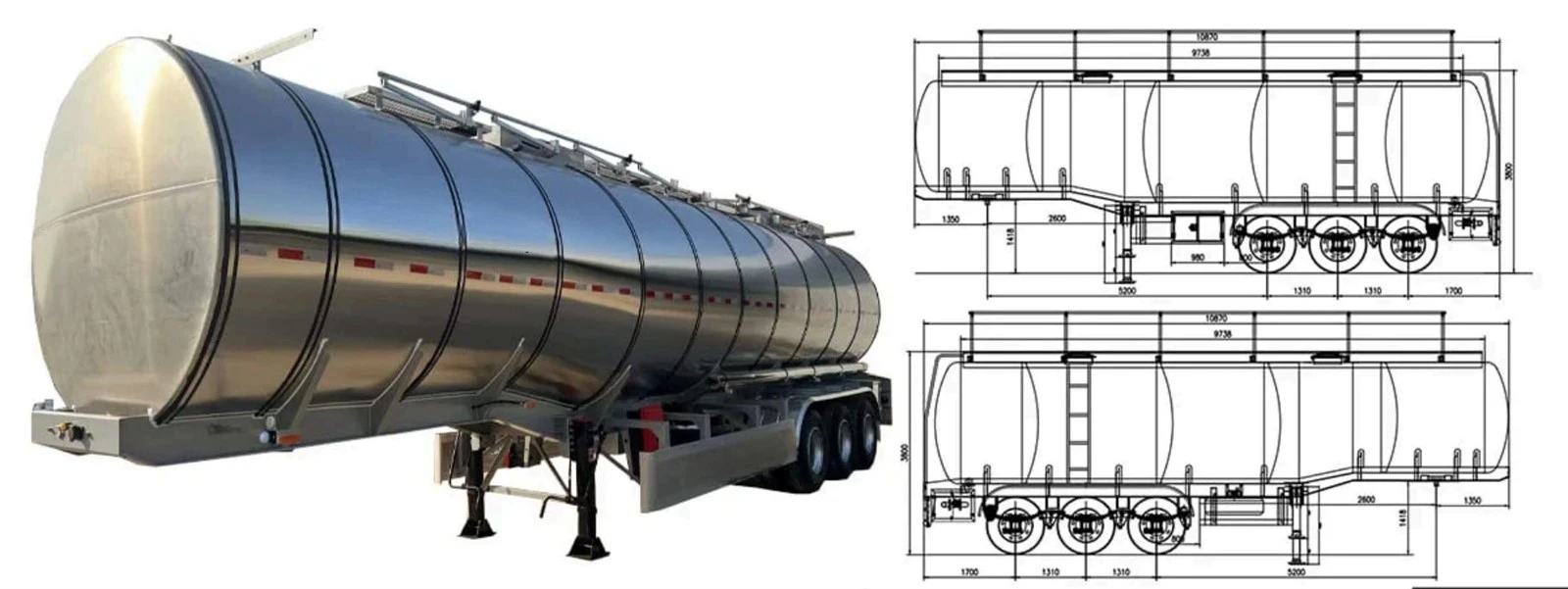 China Customized Stainless Steel Tanker Trailer Manufacturers Suppliers Factory