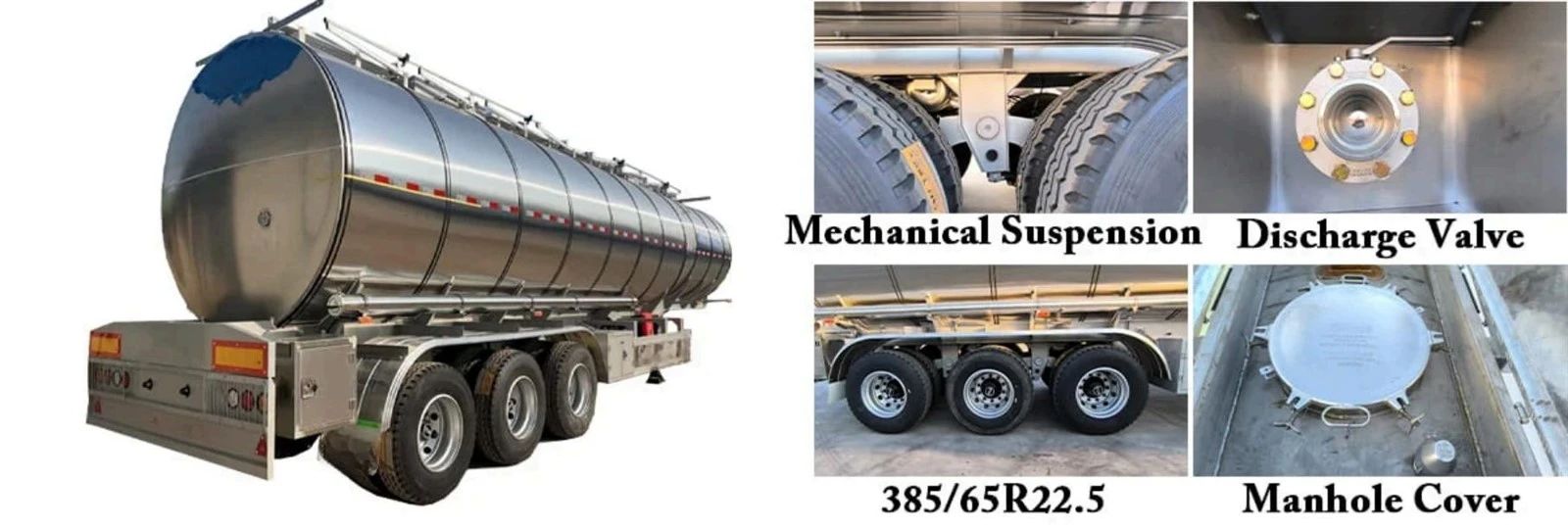 China Customized Stainless Steel Tanker Trailer Manufacturers Suppliers Factory