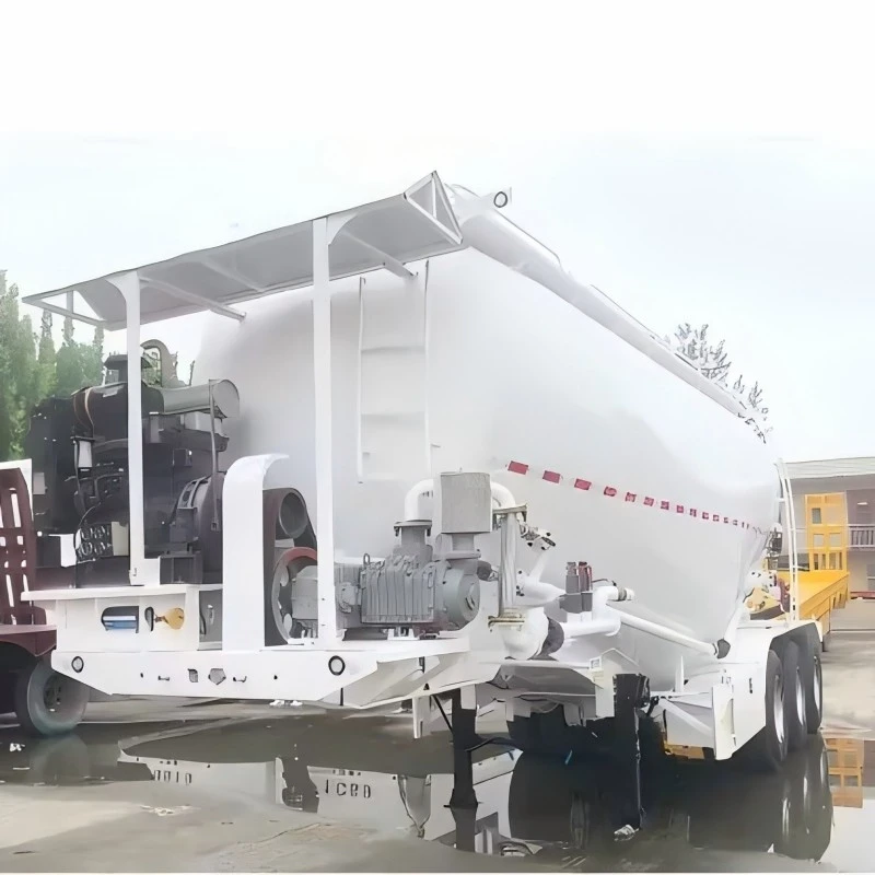 China Customized 3 Axle Cement Tak Trailer Manufacturers Suppliers Factory