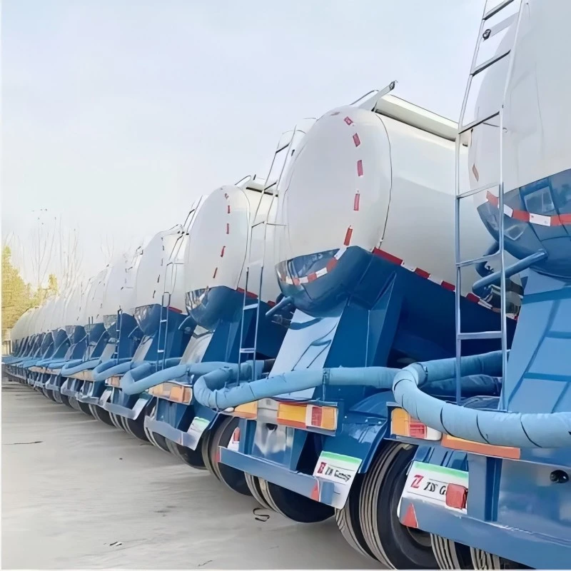 China Customized 3 Axle Cement Tak Trailer Manufacturers Suppliers Factory