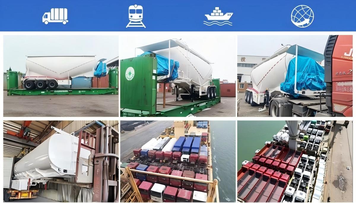 China Customized 3 Axle Cement Tak Trailer Manufacturers Suppliers Factory