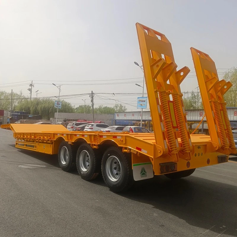 China Customized BPW Axle Low Bed Trailer Manufacturers Suppliers Factory