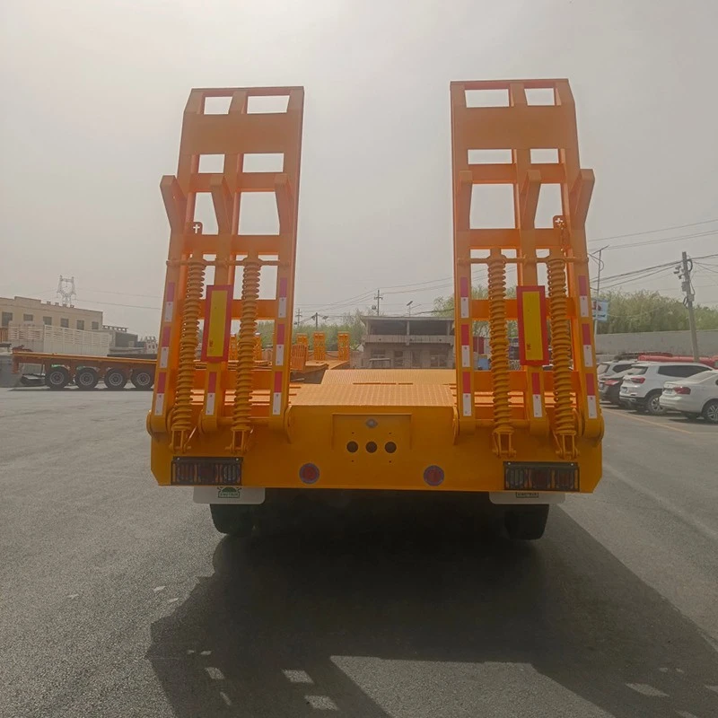 China Customized BPW Axle Low Bed Trailer Manufacturers Suppliers Factory