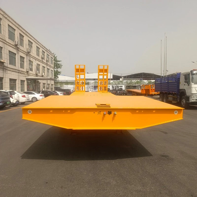 China Customized BPW Axle Low Bed Trailer Manufacturers Suppliers Factory