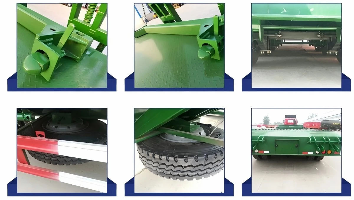 China Customized BPW Axle Low Bed Trailer Manufacturers Suppliers Factory