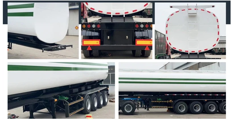 China 4 Axle 40000L Fuel Tank Trailer Manufacturers, Suppliers and Factory