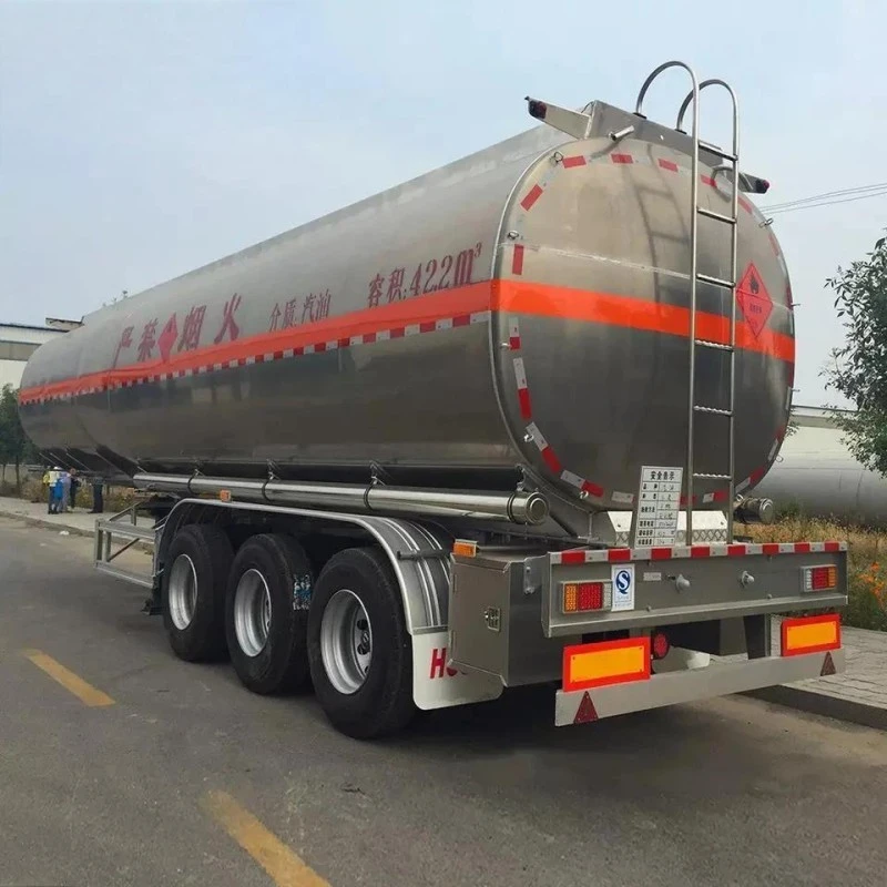 China 3 Axle 40000liters Oil Petrol Fuel Tank Semi Trailer Manufacturers Suppliers Factory
