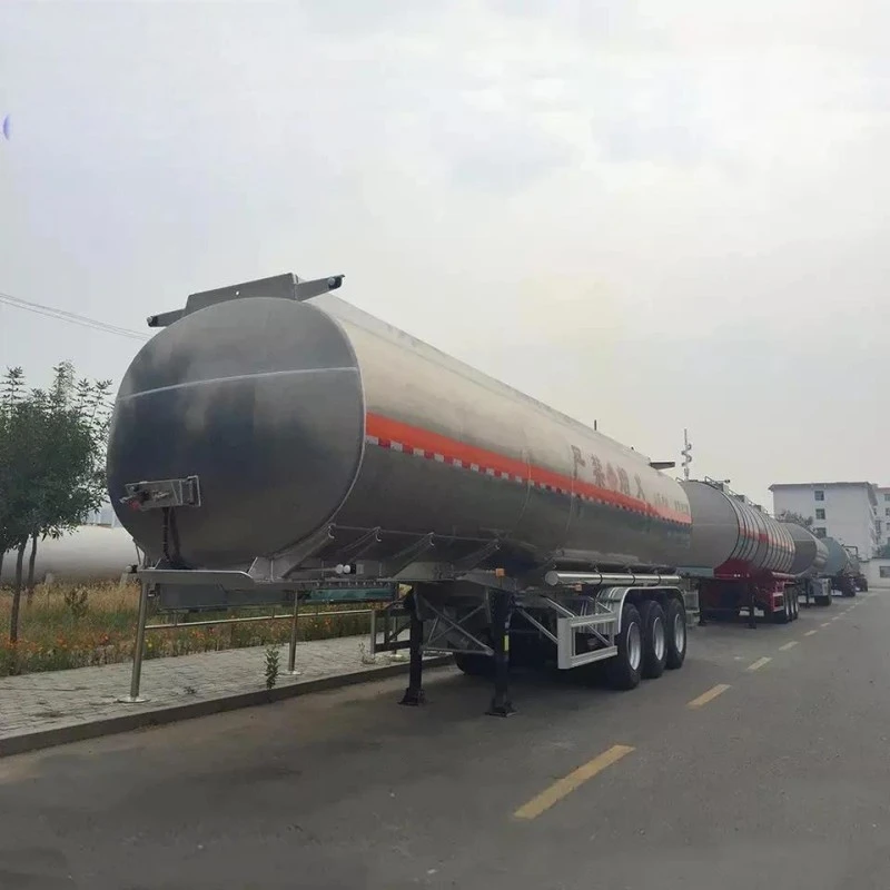 China 3 Axle 40000liters Oil Petrol Fuel Tank Semi Trailer Manufacturers Suppliers Factory