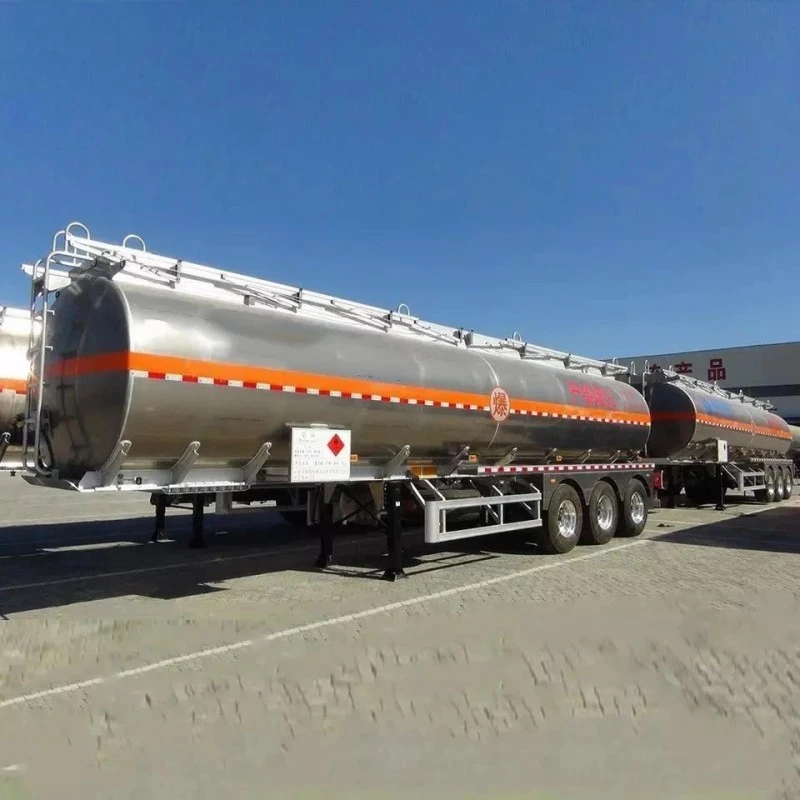 China 3 Axle 40000liters Oil Petrol Fuel Tank Semi Trailer Manufacturers Suppliers Factory