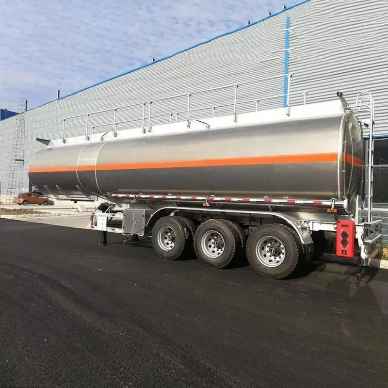 China 3 Axle 40000liters Oil Petrol Fuel Tank Semi Trailer Manufacturers Suppliers Factory