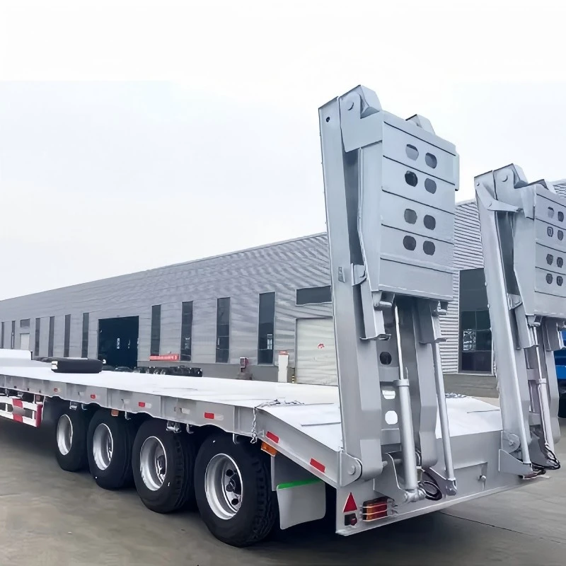 China 3 Axle 60 Ton Lowbed Trailer Manufacturers Suppliers Factory