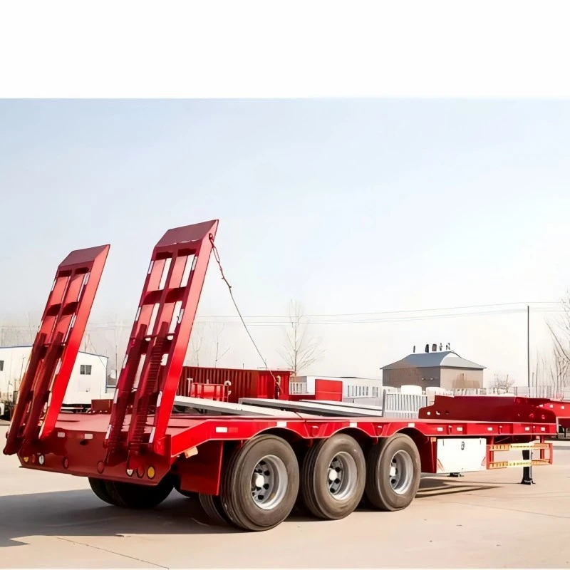 China 3 Axle 60 Ton Lowbed Trailer Manufacturers Suppliers Factory