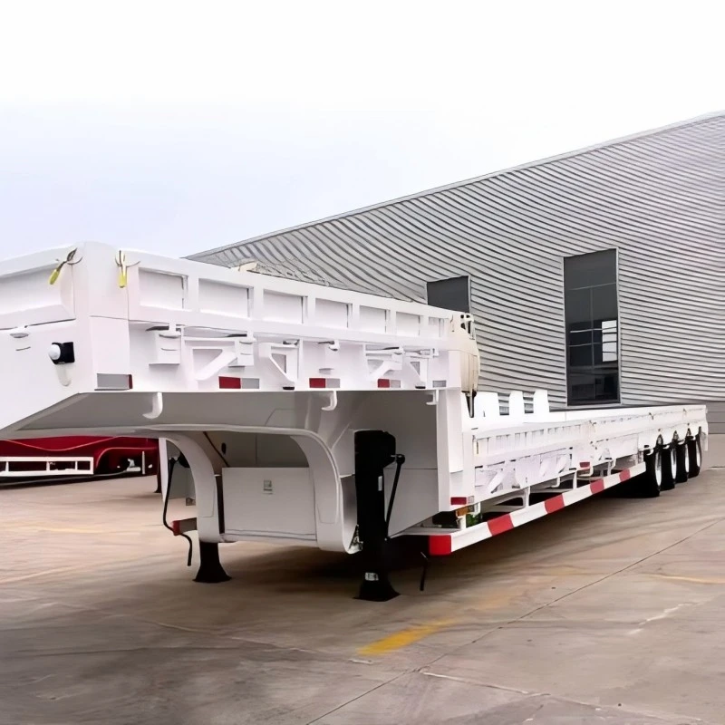 China 3 Axle 60 Ton Lowbed Trailer Manufacturers Suppliers Factory