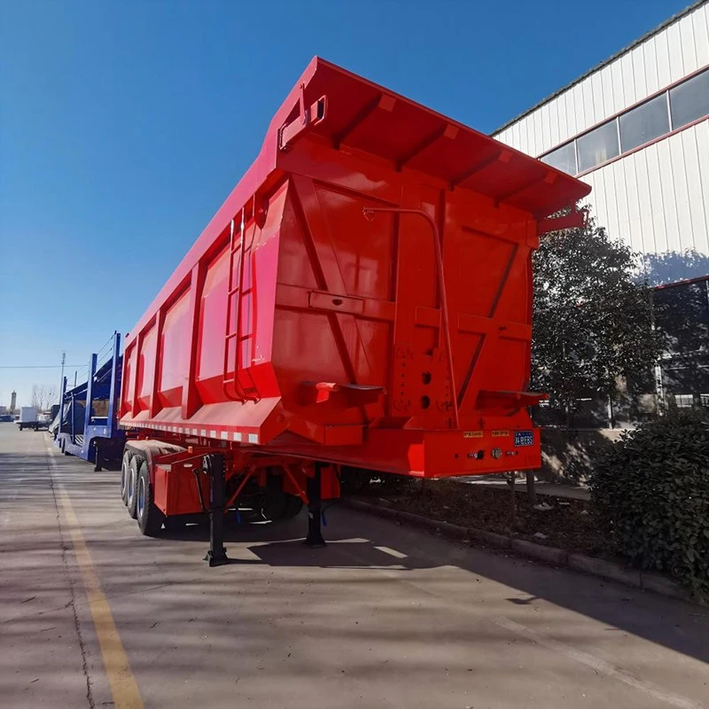 China 3 Axle Rear Dump Tipper Semi Trailer Manufacturers Suppliers Factory
