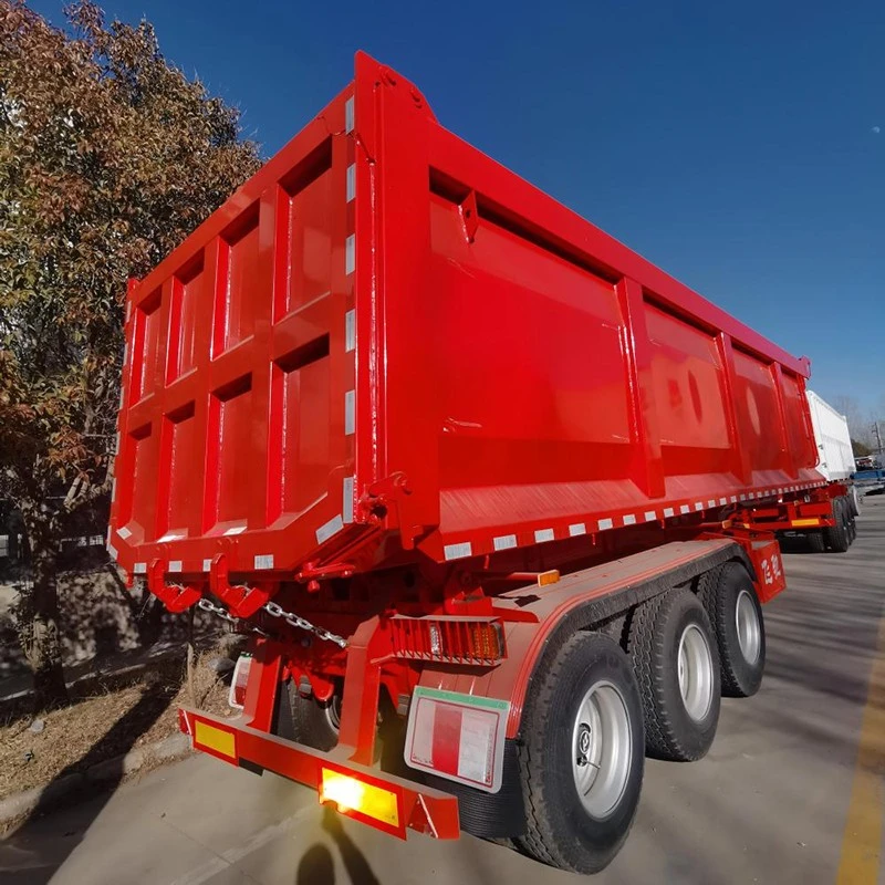 China 3 Axle Rear Dump Tipper Semi Trailer Manufacturers Suppliers Factory