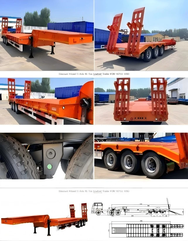 China 60 Ton Lowbed Trailer Manufacturers, Suppliers and Factory