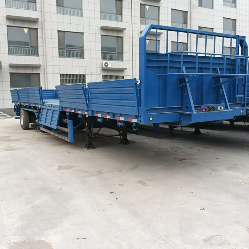 China 3 Axle Sidewall Cargo Semi Trailer Manufacturers Suppliers Factory