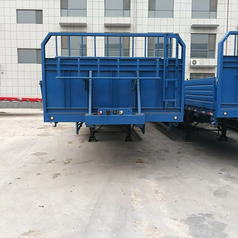 China 3 Axle Sidewall Cargo Semi Trailer Manufacturers Suppliers Factory