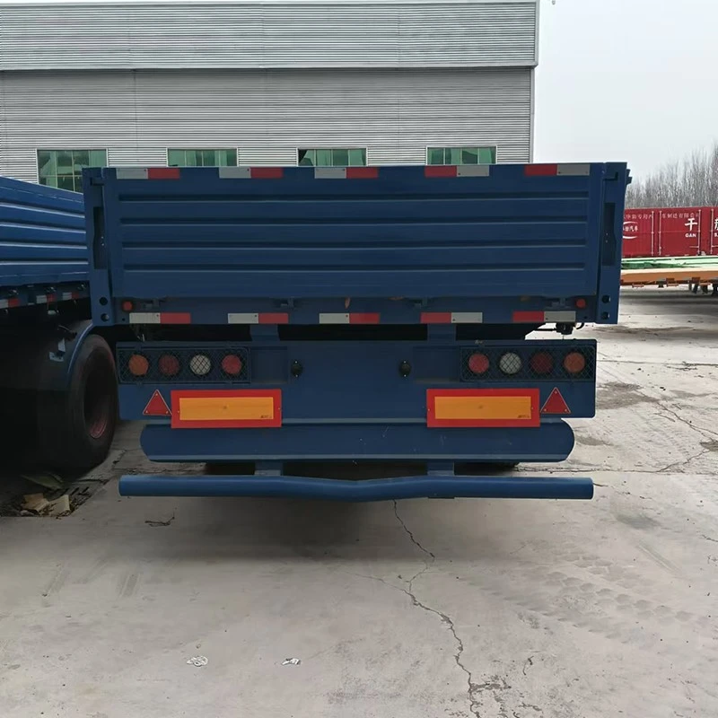 China 3 Axle Sidewall Cargo Semi Trailer Manufacturers Suppliers Factory