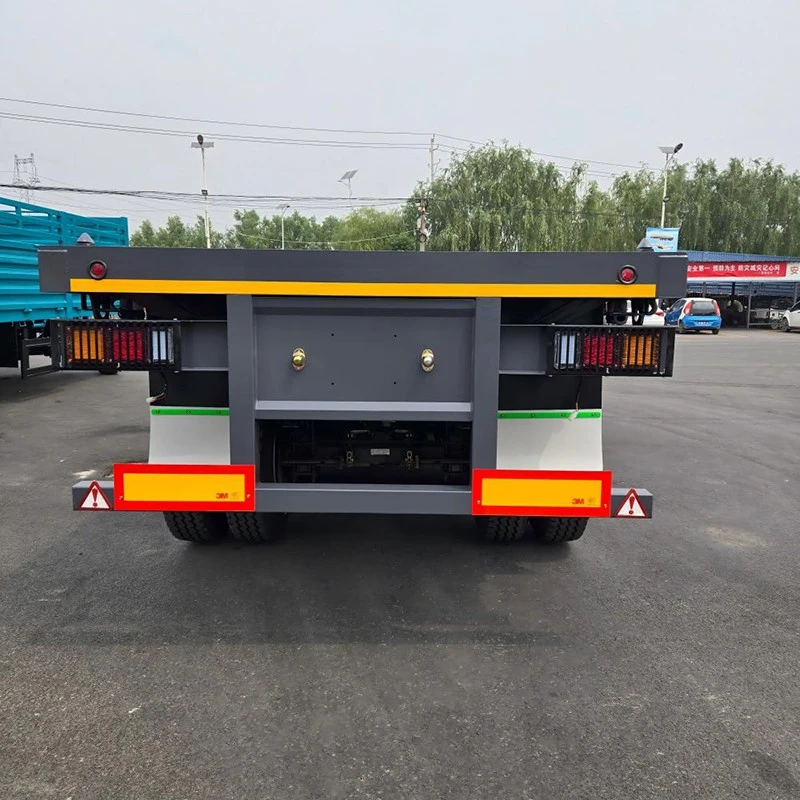 China Customized 40ft 60ft Trailer Flatbed Semi Trailer Manufacturers Suppliers Factory