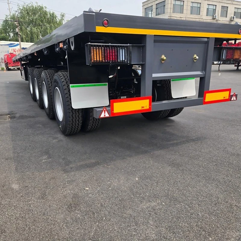 China Customized 40ft 60ft Trailer Flatbed Semi Trailer Manufacturers Suppliers Factory