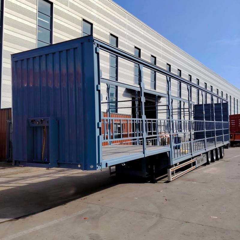 China Drop Sidewall Semi Trailer Manufacturers, Suppliers and Factory