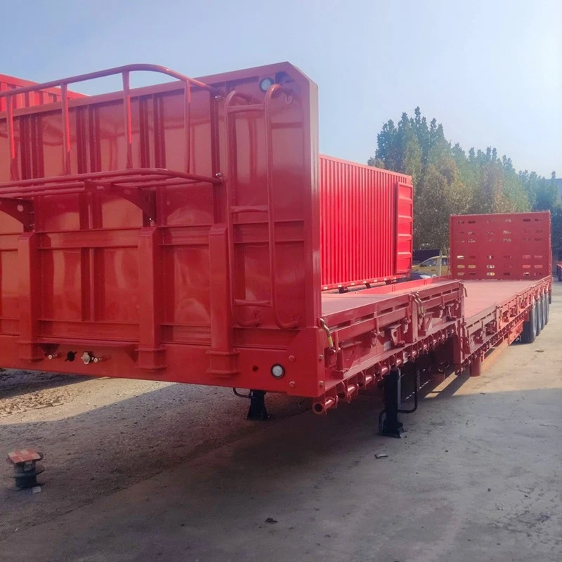 China Customized 4 Axle Lowbed Trailer Manufacturers Suppliers Factory