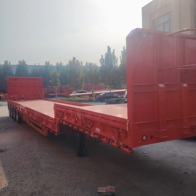 China Customized 4 Axle Lowbed Trailer Manufacturers Suppliers Factory