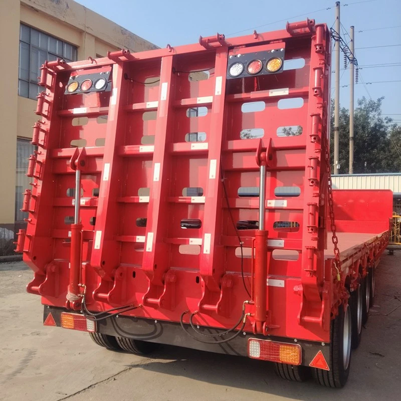 China Customized 4 Axle Lowbed Trailer Manufacturers Suppliers Factory