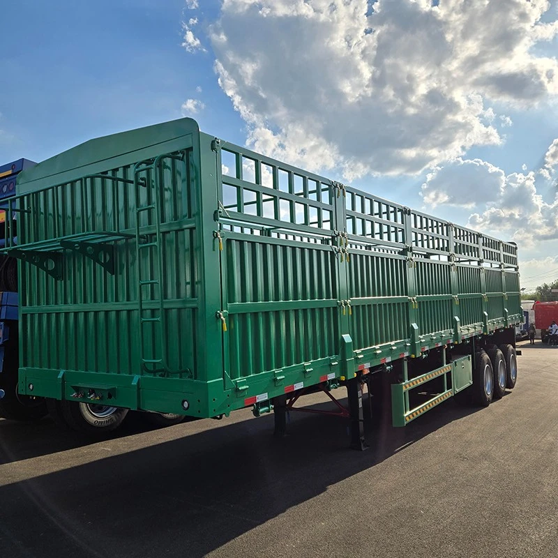 China 3 Axle 40FT Side Wall Cargo Transportation Semi Trailer Manufacturers Suppliers Factory