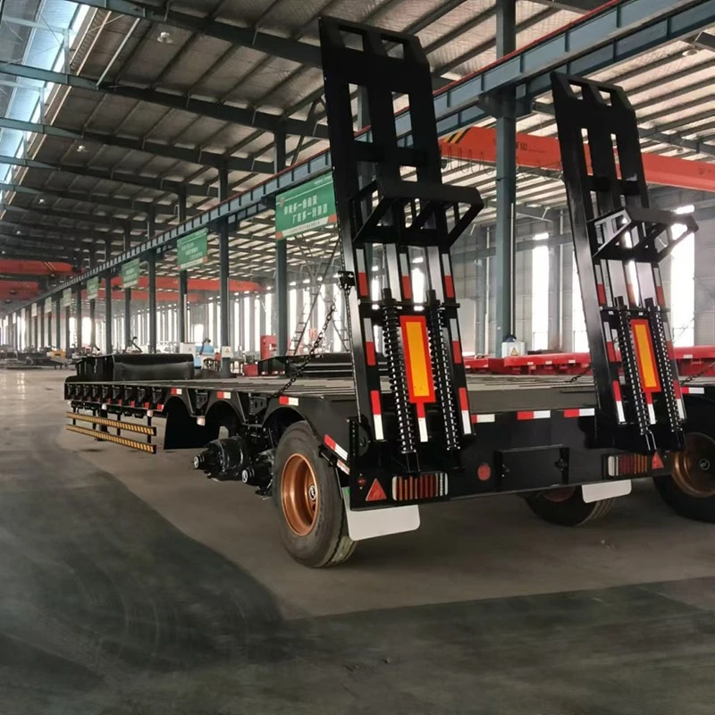 China Customized 3 Axle Lowbed Trailer Manufacturers Suppliers Factory