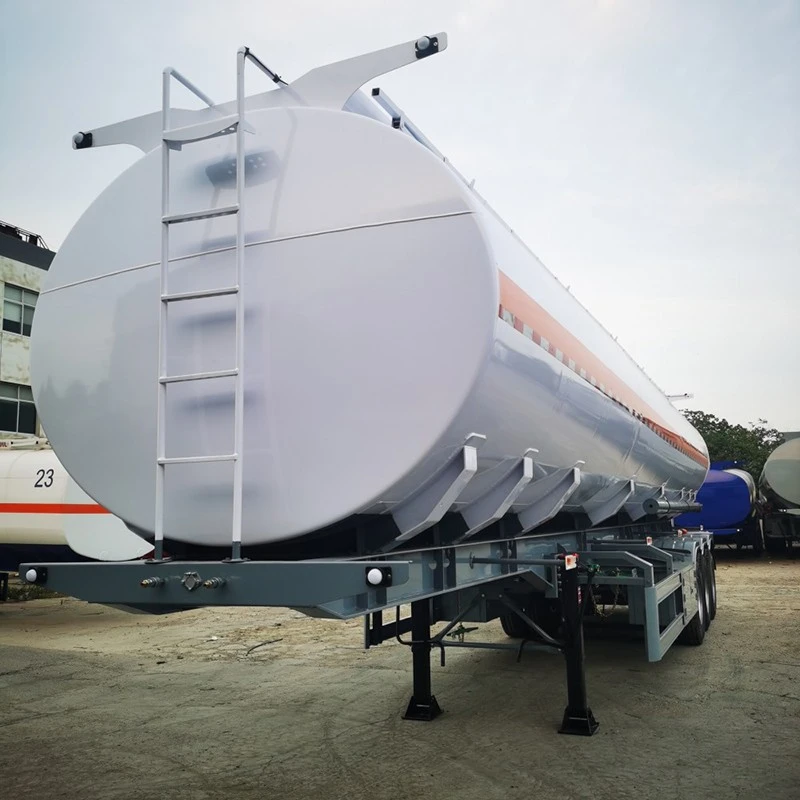 China Customized Carbon Steel 45000L Fuel Tank Trailer Manufacturers Suppliers Factory