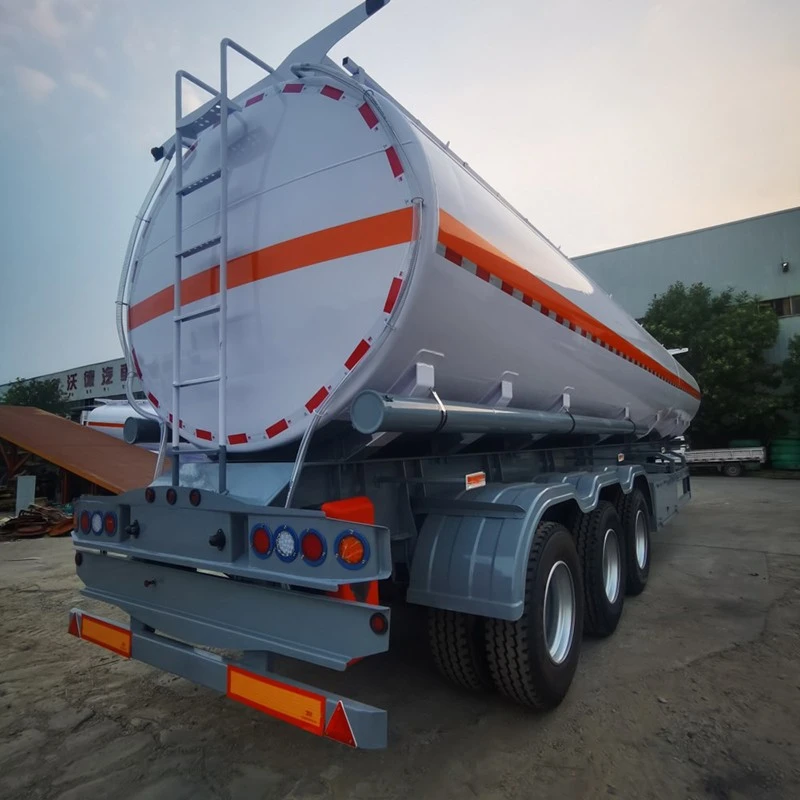 China Customized Carbon Steel 45000L Fuel Tank Trailer Manufacturers Suppliers Factory