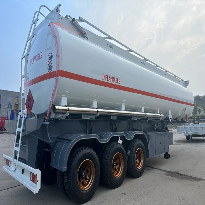 China Customized 3 Axle Air Suspension Fuel Tank Trailer Manufacturers Suppliers Factory