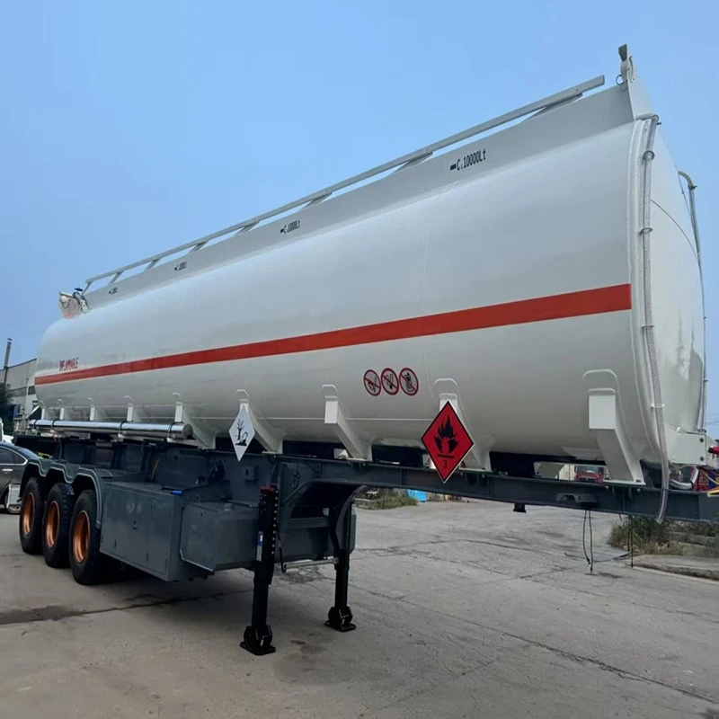 China Customized 3 Axle Air Suspension Fuel Tank Trailer Manufacturers Suppliers Factory
