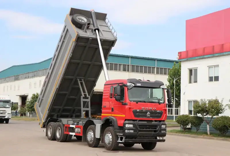 Second hand howo dump truck