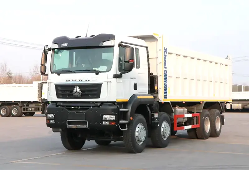Second hand howo dump truck